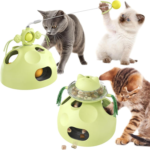 Sedioso Cat Toy, 4-in-1 Cat Interactive Toys for Indoor Cats, Hide and