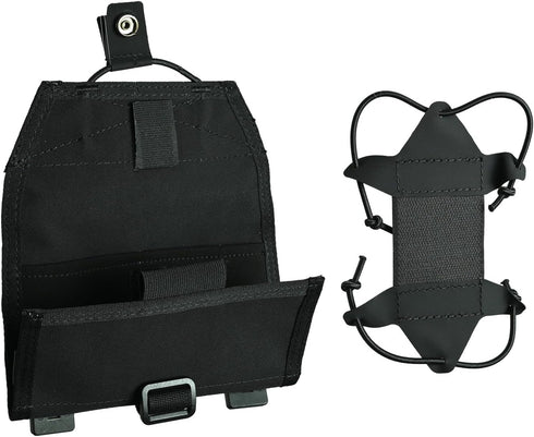 Tactical Vest Phone Holder, Molle Cell Phone Pouch, Small Cell Phone Holder for Chest Rig, Universal Screen Size