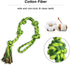 Vitscan Upgraded Nylon Goose Indestructible Dog Toys for Aggressive Chewers,Tough Dog Toys for Large Dogs Medium Breed,Durable Dog Chew Toys for Teething,Heavy Duty Big Dog Toys (Green 5-knot rope)