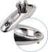 SHENGHUISS Quick Release Bimini Top Swivel Hinge - 316 Stainless Steel Deck Side Mount Marine Hardware with Screws