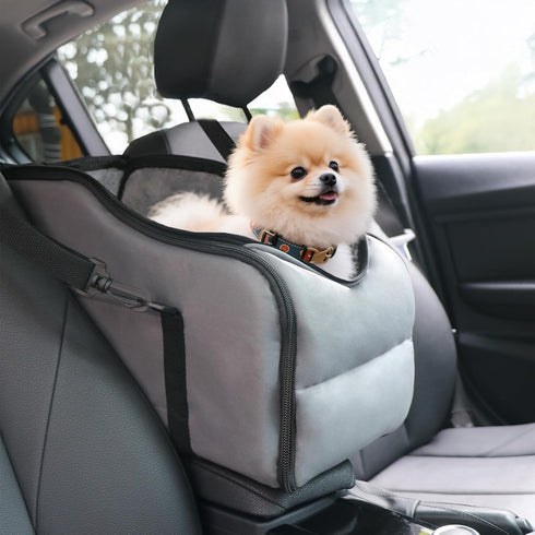 Roetelo Dog Car Seat for Small Dogs, Portable Center Console Dog Car Seat,