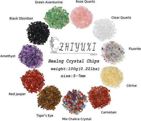 Crystal Fluorite Vase Filler, 0.22lbs, Polished Healing Chips for Fish Tank Gravel and Succulent Plants.