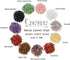 Crystal Fluorite Vase Filler, 0.22lbs, Polished Healing Chips for Fish Tank Gravel and Succulent Plants.