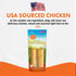 Canine Naturals Chicken Recipe Chew - Rawhide Free Dog Treats - Made from USA Raised Chicken, 2 Pack of 9 Inch Rolls