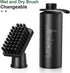 Pro Golf Club Brush Cleaner with Retainer Clip and Squeeze Water Bottle, 7.5 Inches Holds 4 Ounces, Best Golf