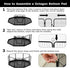 24 Inch 8 PJYuCien Dog Playpen Bottom Pad, Fits Width Panels Regular Octagon Metal Exercise Pet Playpen, Black