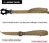 ICEFANG Tactical Dog Leash - K9 Training Bungee Lead with 2 Control Handles for Medium Large Dogs (4ft, Reflective