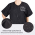 Noverlife Short Sleeves Pet Grooming Work Clothes, Full Zipper, 3XL Size, Splash Proof Anti-Static Smock for Groomers