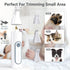 '-4 1Low Trimmer Trimmer Dog Clippers Grooming Kit Hair Clipper in Noise -Rechargeable-Cordless Quiet Paw Nail Grinder