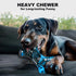 Dog Toy for Aggressive Chewers, Green Nylon Hedgehog, Durable Interactive Bacon Flavor Toy for Medium Large Dogs,