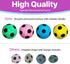 SPOT Sponge Soccer Ball Cat Toys - Interactive Plush Toy, Fun for Cats & Kittens to Bat & Chase, 1.5" Assorted 4-Pack