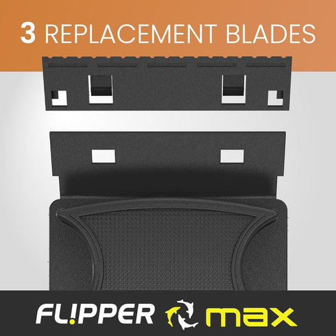 Flipper 3 Piece Replacement Acrylic Blades for Aquariums