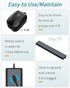 Pawfly 8 Inch Grey Mineral Bubble Stone Bar Diffuser, Airstones for Air Pump, Aquarium, and Fish Tank
