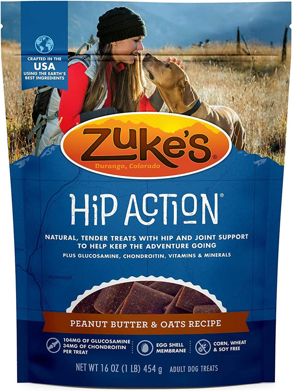 Zuke's Hip Action Natural Dog Treats - 1 lb