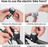 ROCKBROS Electra Bike Bell, Electric Cycling Horn, Water-Resistant Bicycle Horns