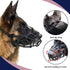 Dog Muzzle - Breathable Basket Muzzles for Small to X-Large Dogs, Stop Biting, Barking, Chewing (L - Black)