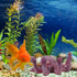 Octopus Aquarium Ornaments, Purple Artificial Sea Life Decoration, Glowing Fingers for Various Fish Tanks