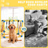 8 Hammock Puppy Play Gym with Hanging Toys, Indoor Puppy Jungle Gym with Interactive Dog Enrichment Toys.PVC Frame