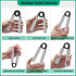 Grip Strength Trainer 4 Pack, 50LB-200LB Metal Hand Grip Strengthener, Non-Slip Heavy-Duty Forearm Exerciser