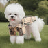 PUPTECK Cute Plaid Dog Shirt, Soft Puppy Cat Polo T-Shirt for Small Medium Dogs, Boy Girl Outfit, Costume M