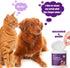 Teeth Cleaning Finger Wipes for Dogs & Cats, Soft Disposable Pet Dental Care Wipes, Gentle Cleaning (100 wipes)
