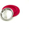 Single Silicone Feeder with Stainless Saucer Shaped Bowl by Messy Cats | Anti-Slip Cat Food Bowl | 1.75 Cups