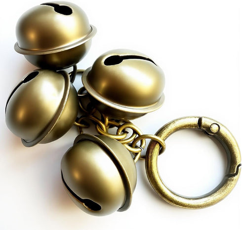 AYECEHI 2 8 Dog Collar Bell for Pet Tracking Strings in Pieces Pet Bells for Collar Loud Brass Cat Bells for Collar