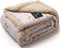 Luciphia Waterproof Pet Blanket for Couch, Liquid Pee Proof, Washable Soft Fluffy Large Dog Blanket, Khaki Small (40" x