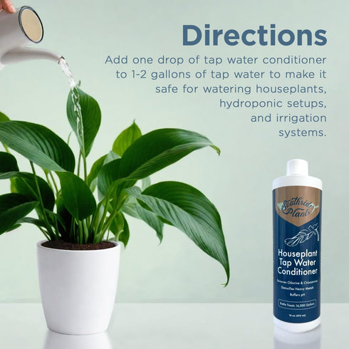 Tap Water Conditioner for Houseplants, Hydroponics, & Aquariums - 16 Oz to Remove Chlorine and Buffers pH