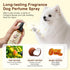 4.06 oz Dog Cologne & Pet Perfume Long-Lasting Coconut & Vanilla Scent | Alcohol-Free Deodorizing Spray for Dogs