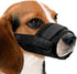 YAODHAOD Nylon Mesh Breathable Dog Mouth Cover, Quick Fit Dog Muzzle with Adjustable Straps to Prevent Biting (M, Black)