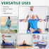 Stretching Strap Yoga Strap for Physical Therapy, Non-Elastic Yoga Straps for Stretching, 10 Loops Stretch Strap for Pilates, Flexibility, Home Workout, Exercise, Stretch Band for Women & Men by Abiarst
