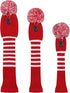 Scott Edward Golf Headcovers for Woods, Set of 3, Fits Driver(460cc), Fairway Wood, Hybrid(UT)