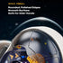 1-2 3+ Tabletop Pinball Machine Space Board Game with Obstacles, Pull-Rod Launcher, Two-Hand Controls, Ball Storage