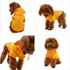 Lovelonglong 100% Cotton Blank Basic Hoodie Sweatshirt for Dogs, Fits Small Medium Dachshund Large Dog, Orange D-L