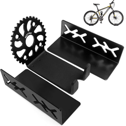 Heavy Duty Stainless Steel Bike Wall Mount, 1 Pack, Black