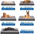 Cooling Dog Beds for Large Dogs, Orthopedic Memory Foam Dog Bed, Washable Cover, Ideal for Arthritic Dogs Up to 65Lbs