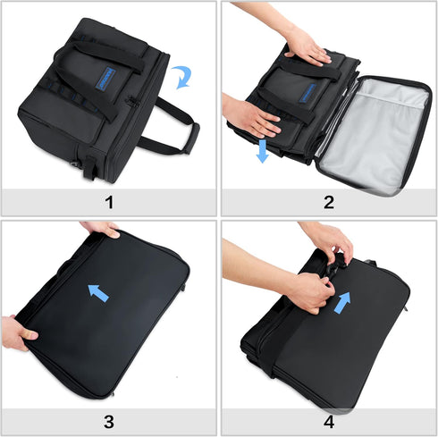 Hulongo Soft Insulated Cooler Bag Collapsible Large Travel Coolers Soft Sided Coolers Ice Chest, Leakproof, Waterproof
