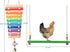 9PCS Set, Chicken Toys for Coop KAKUNM Chicken Enrichment Toys, Including Xylophone, Swing, Chicken Mirror, Chicken