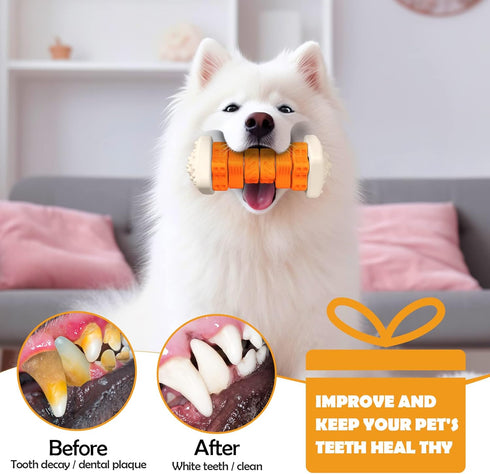 Tough Dog Toys for Aggressive Chewers, Indestructible Dog Puzzle Toys, Interactive Chew Toys for All Sizes