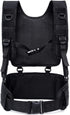 Tactical Padded Battle Belt with Detachable Suspender Straps for Army Training and Outdoors Duty