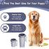 Dog Paw Cleaner for Large Dogs with Handle, Foot Washer for Muddy Paws (Gray)