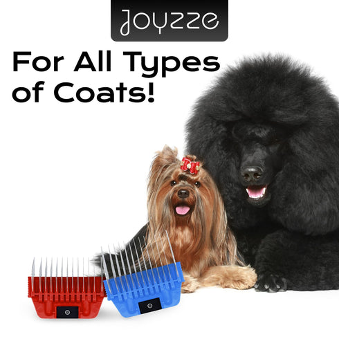 A Series Wide 3mm 1/8" Metal Comb, Professional Dog Grooming Blades for Smooth Coat, Compatible with A Series Clippers
