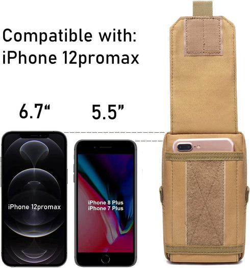Atwilltap Tactical Molle EDC Pouch Cellphone Pouch Holder Utility Gadget Organizer Bag