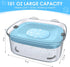 3L Dog Water Bowl No Spill, 101oz Large Spill Proof Dispenser, Anti Splash Slow Drinking Bowl for Dogs