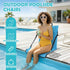 Novabright Summer Foldable Seat for Poolside Chairs Lightweight Portable Pool Edge of Pool Flip Chairs for Beach