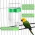 CLPOAWC Bird Water Dispenser, 2 Pcs Automatic Bird Feeder for Budgies, Parakeet Cage Accessories, Clear