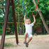 Morwealth Set Colorful Ninja Gymnastic Rings for Kids, Colorful Ninja Rings, Trapeze Swing Bar Rings,Climbing Rings