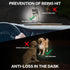 Dog Lights for Night Walking – 50LM Collar Light, 3 Modes Rechargeable Waterproof Dog Walking Light, 2 Pack