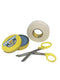 Howies Hockey Tape Bundle - Includes White Tape, Scissor, and Tin of Wax for Ice Hockey